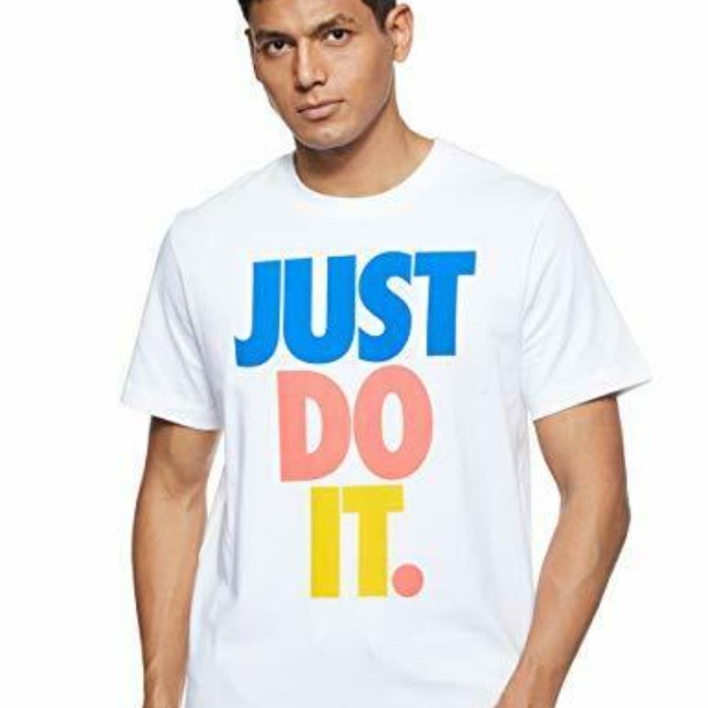 Nike Sportswear Just Do It T-Shirt Mens Knits & Tees sz M EUC